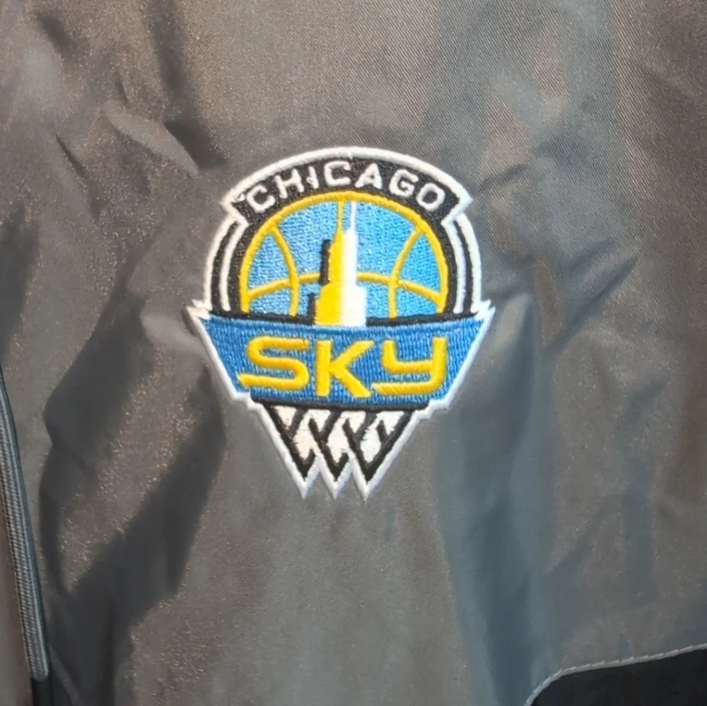 Nike Chicago Sky Black and Gray Windrunner Jacket